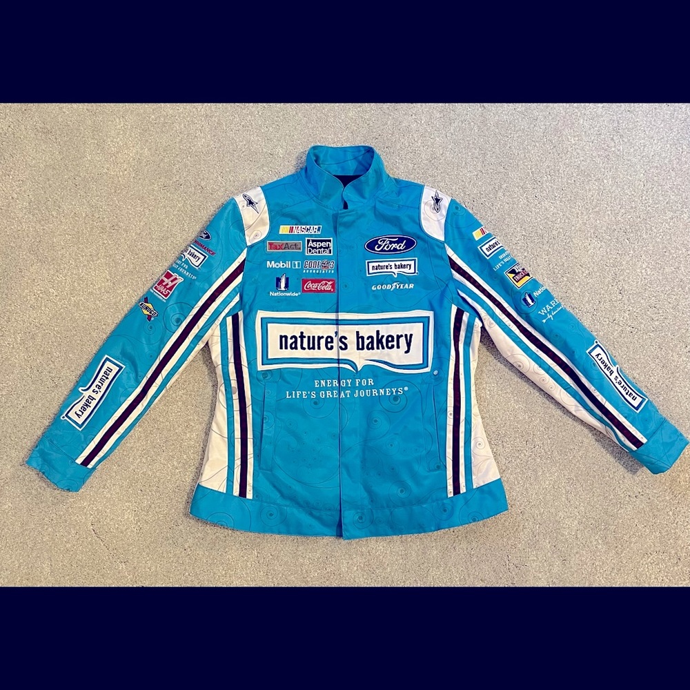 Stewart-Haas Racing NASCAR Jacket Danica Patrick Natures Bakery NWOT Women’s Med